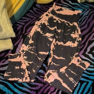 Young Fabulous & Broke | Black and Pink Joggers
